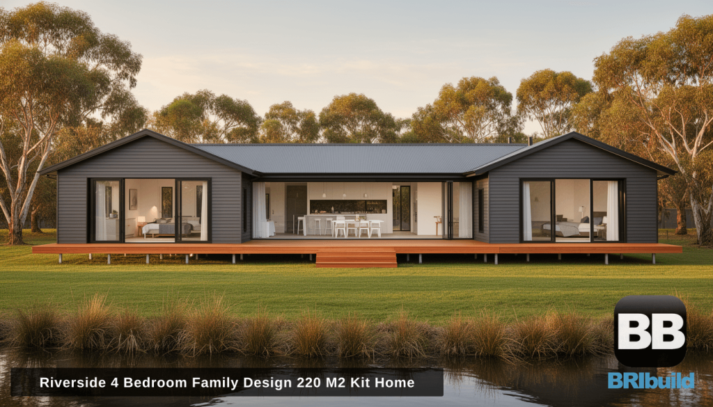 The Riverside 4 Bedroom Kit home by BRIbuild
