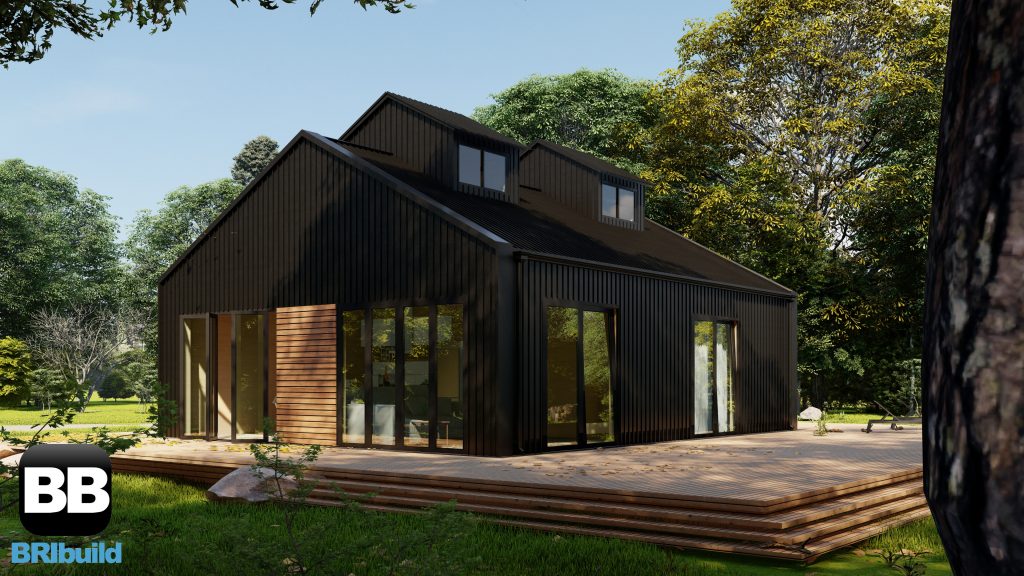 Barn style Stables Kit Home by BRIBuild