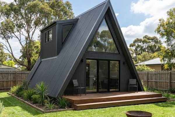 Aframe kit home with Loft