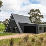 Aframe Kit Home with Garage by BRIbuild