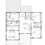 coastal 6br steel frame kit home floor plan 2 bb