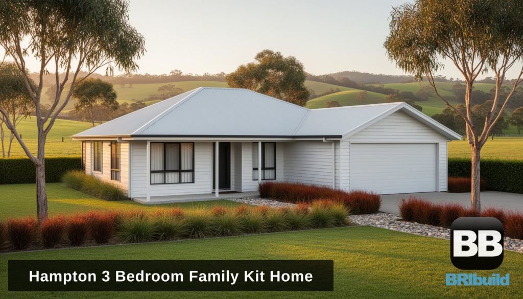 Hampton 3 bedroom family kit home