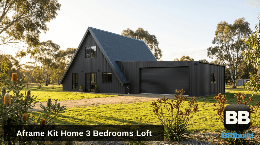 aframe kit home 3 bedrooms loft