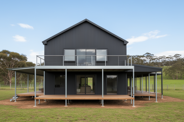 Barn Style 4 Bedroom Kit Home