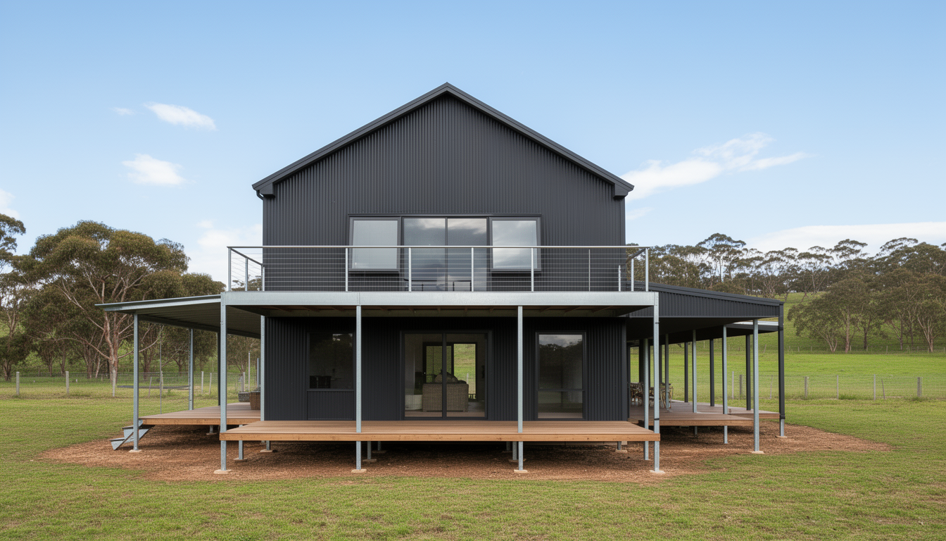 Barn Style 4 Bedroom Kit Home